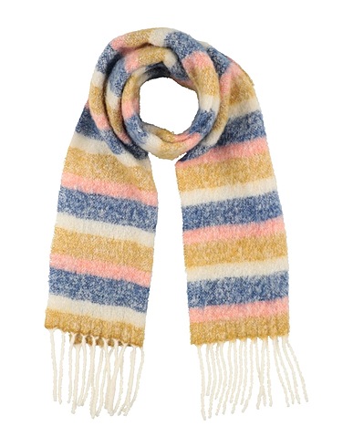 ALYSI Sciarpe e foulard Senape 28% Lana di alpaca, 28% Lana mohair, 24% Lana Vergine, 20% Poliammide