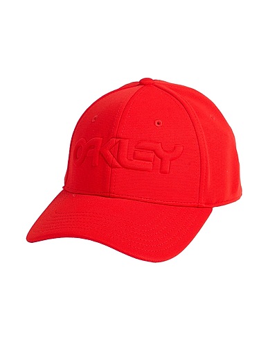 OAKLEY Hat Red 96% Polyester, 4% Elastane