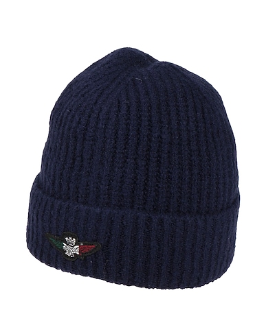 AERONAUTICA MILITARE Mützen & Hüte Marineblau 77% Acryl, 21% Polyester, 2% Elastan