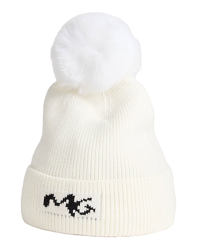 MANILA GRACE Hat White 50% Viscose, 30% Polyester, 20% Nylon