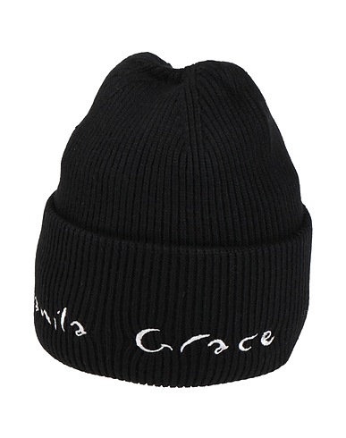 MANILA GRACE Hat Black 40% Acrylic, 30% Nylon, 30% Wool