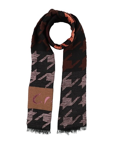 MANILA GRACE Sciarpe e foulard Marrone 46% Acrilico, 23% Viscosa, 22% Fibre sintetiche, 8% Lana, 1% Lana mohair
