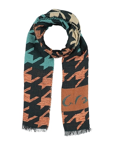 MANILA GRACE Scarves and foulards Turquoise 46% Acrylic, 23% Viscose, 22% Synthetic fibers, 8% Wool, 1% Mohair wool