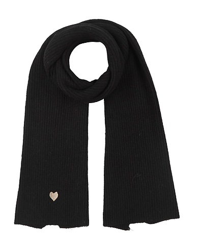 PIECES Scarves and foulards Black 50% Recycled polyester, 30% Polyester, 11% Acrylic, 6% Wool, 3% Elastane