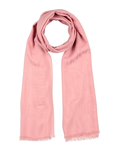 MOSCHINO Scarves and foulards Light pink 60% Wool, 40% Silk