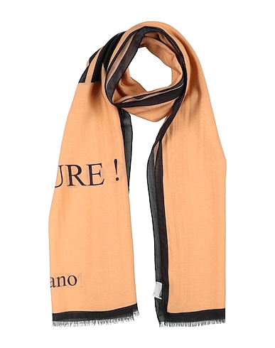 MOSCHINO Scarves and foulards Beige 93% Modal, 7% Cashmere
