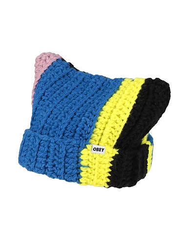 OBEY Hat Bright blue 100% Acrylic