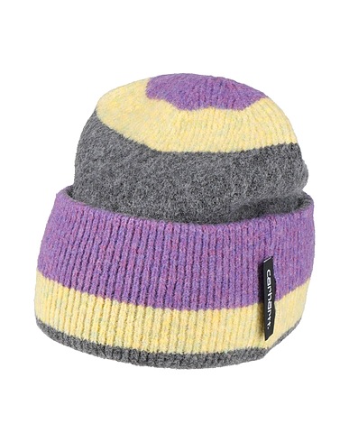 CARHARTT Hat Grey 68% Acrylic, 12% Polyester, 11% Nylon, 6% Wool, 3% Elastane