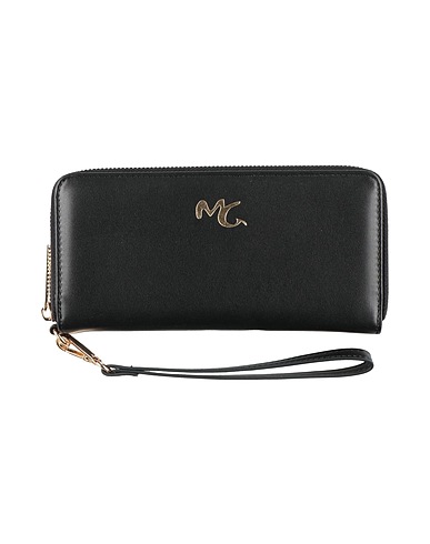 MANILA GRACE Wallet Black 100% Polyurethane