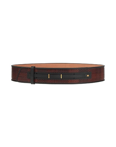 BALLY High-waist belt Dark brown Leather