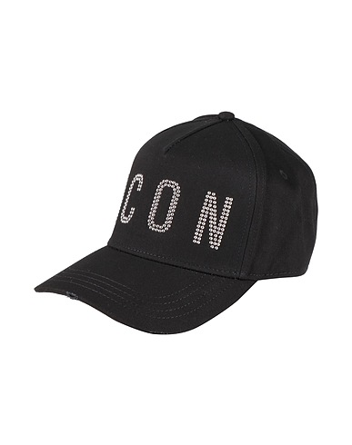 DSQUARED2 Mützen & Hüte ICON Schwarz 100% Baumwolle