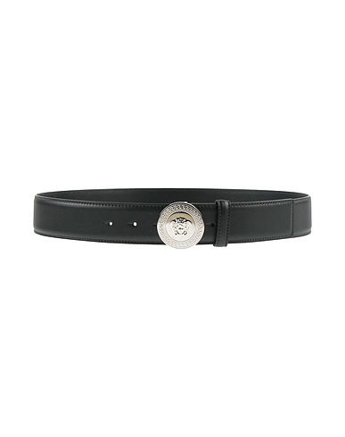 VERSACE レザーベルト ブラック 牛革（カーフ）