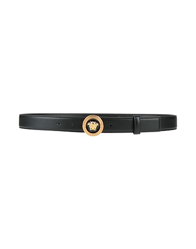 VERSACE レザーベルト ブラック 牛革（カーフ）