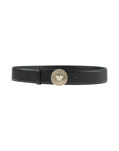 VERSACE Leather belt Black Leather