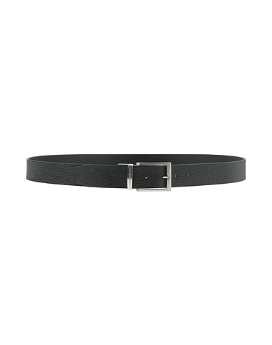 EMPORIO ARMANI Cintura in pelle Nero 100% Pelle di bovino