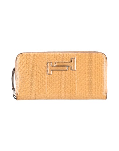 TOD'S Wallet Mustard Snakeskin