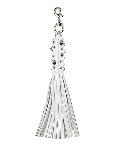 VERSACE Portachiavi Bianco Pelle di vitello