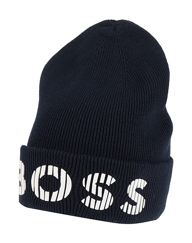 BOSS Hat Midnight blue 100% Cotton