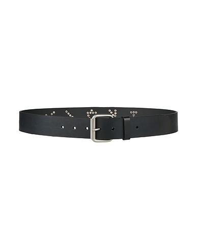 EDWIN Leather belt Black Leather