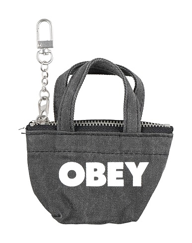 OBEY Portachiavi Antracite 100% Cotone