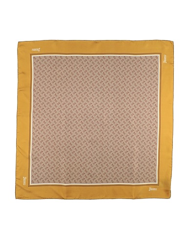 HERNO Scarves and foulards Mustard 100% Silk