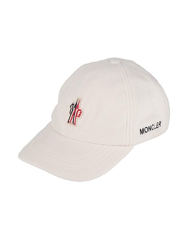 3 MONCLER GRENOBLE Hat Ivory 92% Polyester, 8% Elastane