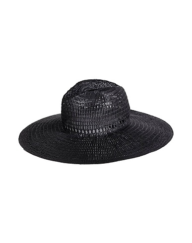 EMPORIO ARMANI Hat Black 100% Paper Yarn