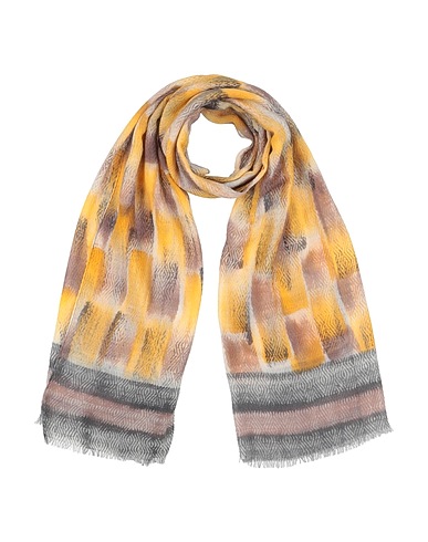 ALPHA STUDIO Schals und Foulards Gelb 100% Wolle