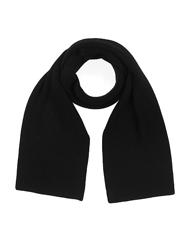 ALPHA STUDIO Scarves and foulards Black 100% Wool