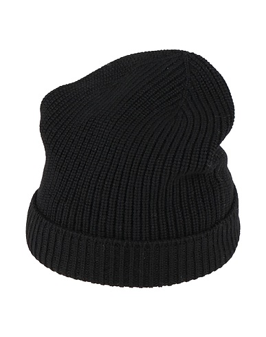 ALPHA STUDIO Hat Black 100% Wool