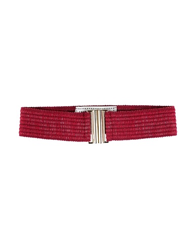 SHIRTAPORTER Belts Burgundy 100% Polyester