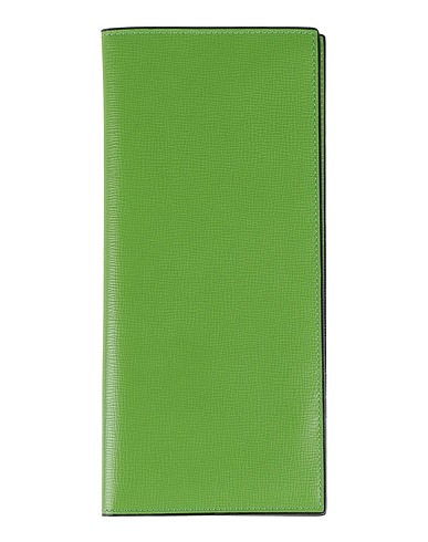 VALEXTRA Document holder Green Leather