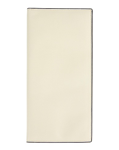 VALEXTRA Document holder Ivory Leather