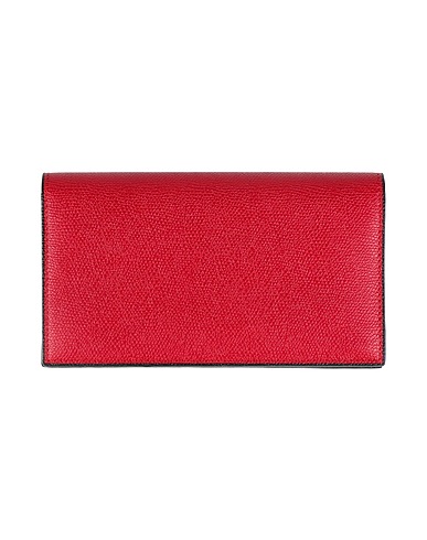 VALEXTRA Portafoglio Rosso Pelle