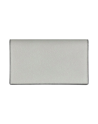VALEXTRA Wallet Light grey Leather
