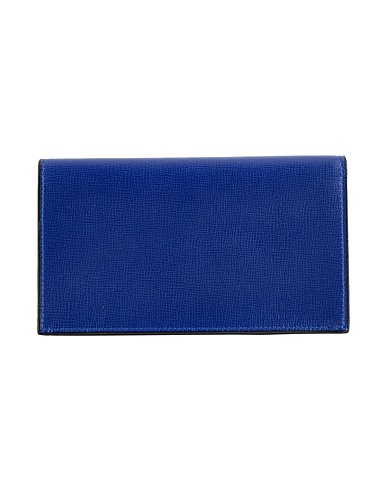 VALEXTRA Wallet Bright blue Leather