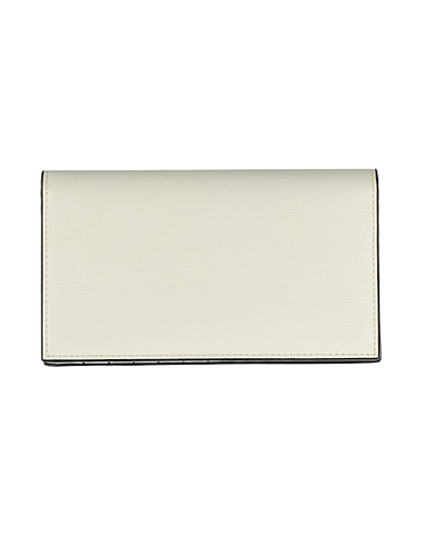 VALEXTRA Wallet Ivory Leather