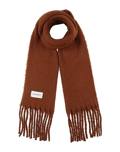 HINNOMINATE Scarves and foulards Chocolate brown 100% Polyester