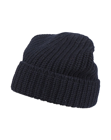 GRAN SASSO Hat Midnight blue 100% Virgin Wool