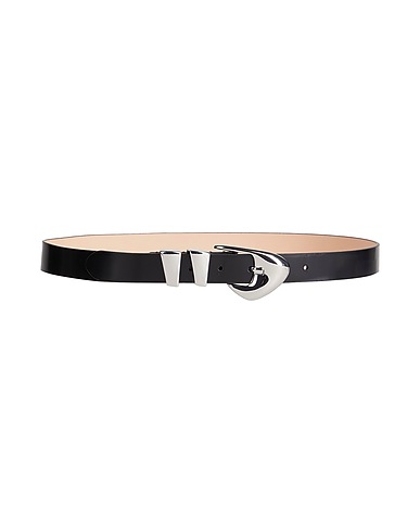 BY FAR Regular belt Black Leather