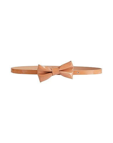 RED(V) Thin belt Camel Leather