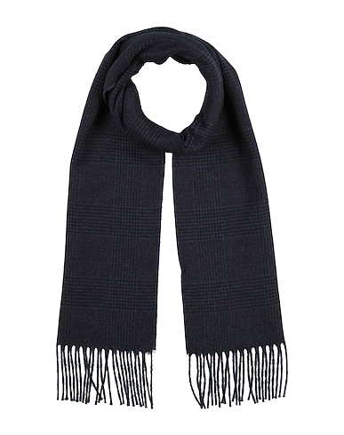 BRIONI Scarves and foulards Navy blue 51% Silk, 49% Cashmere