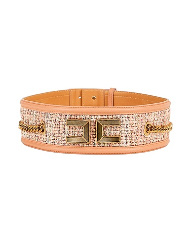 ELISABETTA FRANCHI High-waist belt Blush Textile fibres