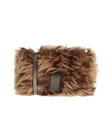 BRUNELLO CUCINELLI Cross-body bags Camel 100% Shearling