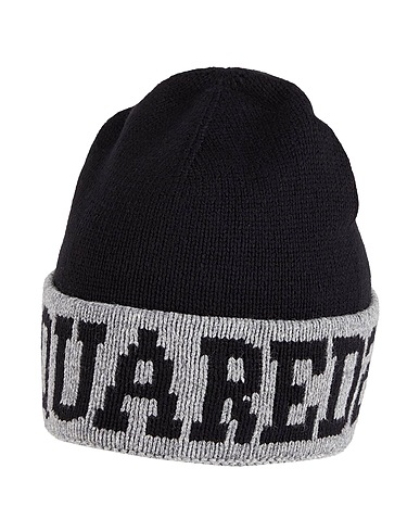 DSQUARED2 Cappello Nero 60% Cotone, 30% Poliammide, 10% Lana