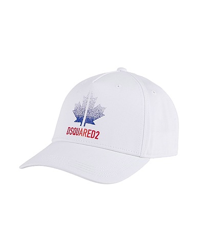 DSQUARED2 Hat White 100% Cotton