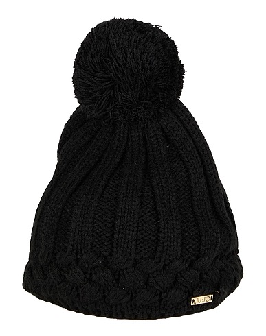 LIU •JO Hat Black 100% Acrylic
