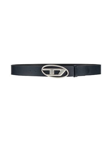 DIESEL Belts Navy blue Leather