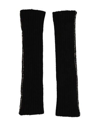 ISABEL BENENATO Handschuhe Schwarz 54% Merinowolle, 22% Yakwolle, 19% Polyamid, 5% Elastan