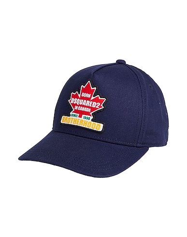 DSQUARED2 Hat Navy 100% Cotton